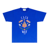 Casablanca T Shirts Fashion Print Street