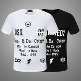 Dsq2 T Shirt Casual Sports Letter Print Short Sleeve Summer Men