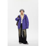 Unisex Coat Loose Thick Hooded Cotton Jacket Couple