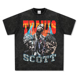 Travis Scott Scarlet Letter T-Shirt