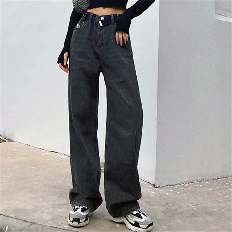 Women Jeans Loose Slimming and Wide Leg