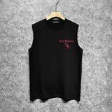 Amiri tank top sanskrit printing