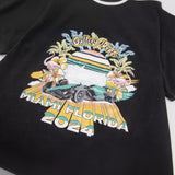 Gallery Dept T-Shirt Racing Alphabet Washed Short Sleeve T-Shirt