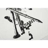 Unisex T-Shirts Saint Michael Fun Nail Print Casual Loose T-Shirt
