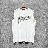 Amiri tank top ye man letterprinting