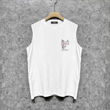Amiri tank top letter sign printing