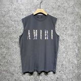 Amiri tank top totem printing