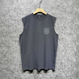 Amiri tank top dotted lotus printing