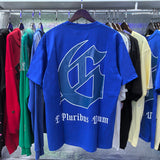 Godspeed T Shirts Urban Skateboard Skull Junior Print Cotton Casual Short Sleeve Men and Women