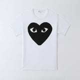 CDG Be Kind T Shirt Crew Neck Embroidery Love Smiley T-shirt