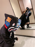 Bathing Ape Hoodie Camouflage Cardigan Men's and Women's Sweater Hoodie Coat