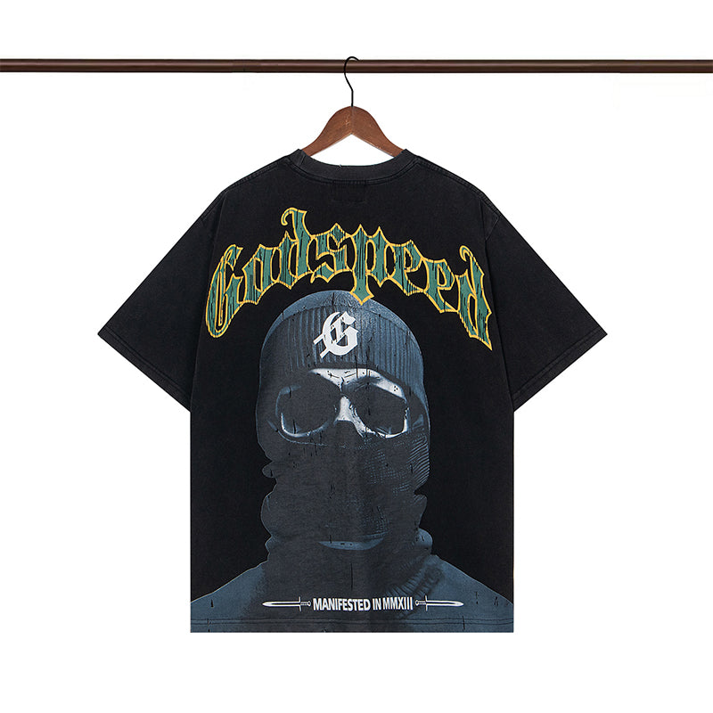 Godspeed T-Shirt Retro Fantasy Pattern