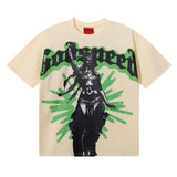 Godspeed T Shirts Mosaic Free Muse Printed Cotton Casual Short Sleeves Men and Women