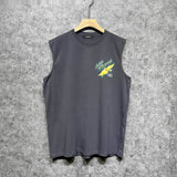 Amiri tank top star point wings printing