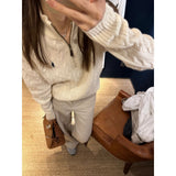Ralph Lauren Knitted sweaters RL Ralph Pony Standard Vintage Half Zip Sweater Loose Lazy Wind Knitted