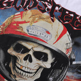 Godspeed t Shirts Skull Astronaut Print Cotton Casual Short Sleeve Men and Women