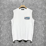 Amiri tank top flame island print
