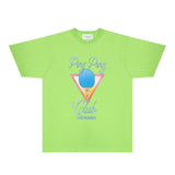 Casablanca T Shirts Fashion Print Street