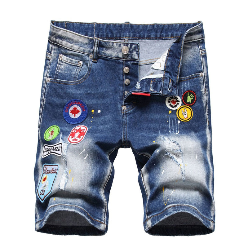 DSQ2 Short Jeans Slim-fit Stretch Denim Shorts