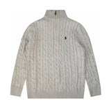 Ralph Lauren Knitted sweaters RL Ralph Pony Standard Vintage Half Zip Sweater Loose Lazy Wind Knitted