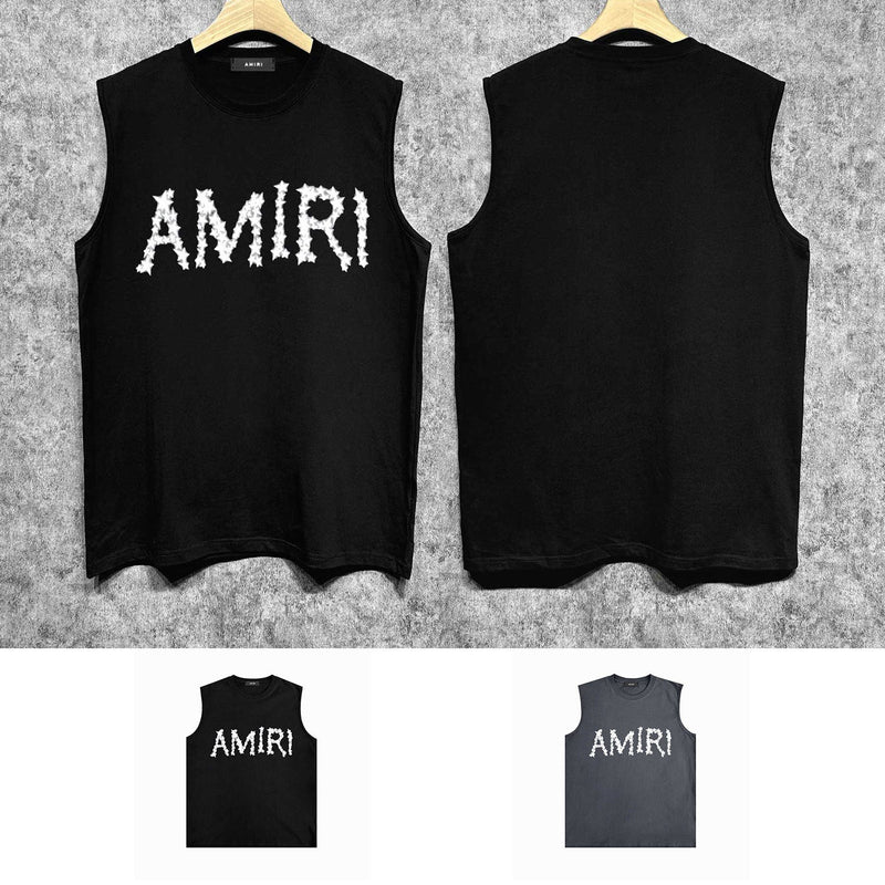Amiri tank top mist star printing