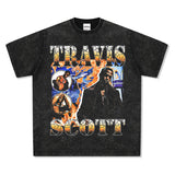 Travis Scott Flame Crack T-Shirt