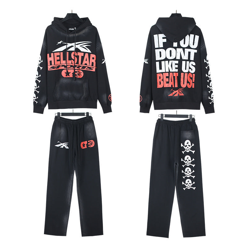 Hellstar Hoodie And Pants Two-Piece Set