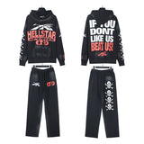 Hellstar Hoodie And Pants Two-Piece Set
