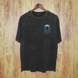 Amiri Washed Distressed T Shirt Printed Trendy Pure Cotton