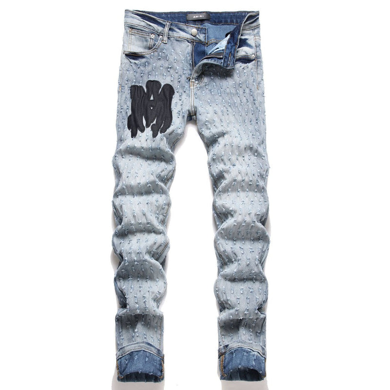 Amiri Jeans Ripped Stretch Jeans