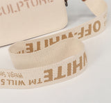 Off White Bag Casual Outdoor Convenient Tote Bag