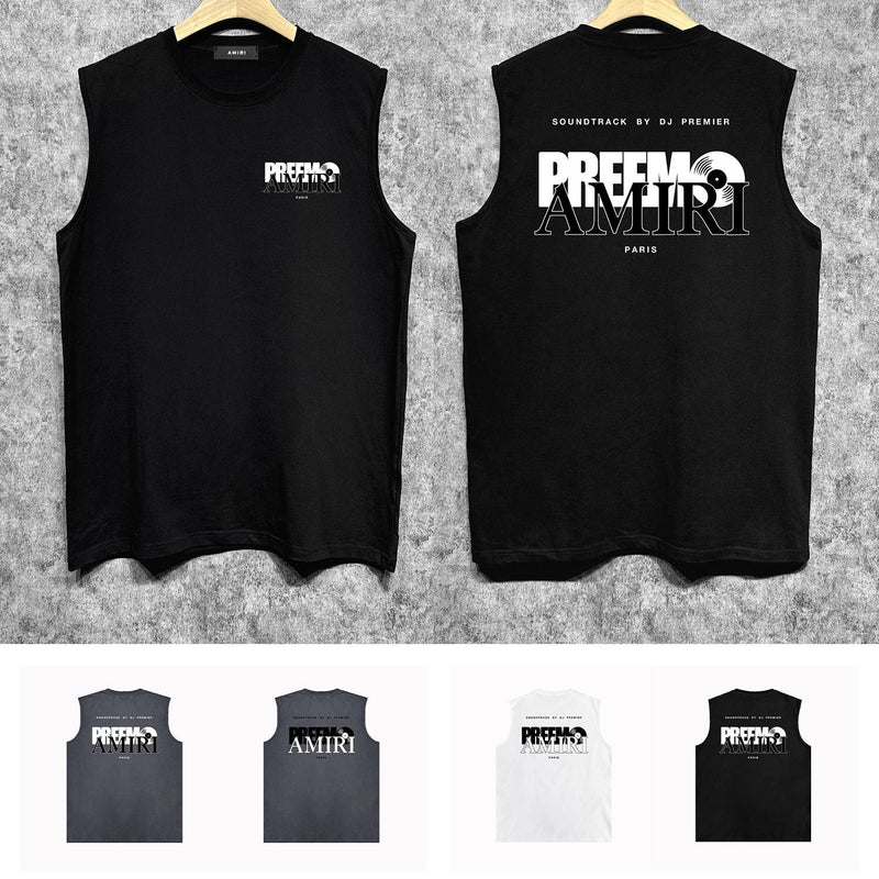 Amiri tank top six-pointed star printing