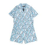 Amiri Shirt And Shorts 2 Piece Set Fashion Print Couple High Street