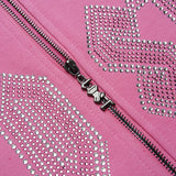 Lost intricacy Hoodie rhinestones