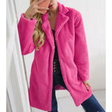 Women Fur Jacket Fashion Plush Coat