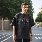 Mens Vintage T Shirt Short Sleeve T-Shirt Men