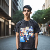 Mens Vintage T Shirt Half Sleeve T-Shirt Short Sleeve
