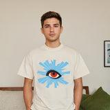 Men T Shirts Men's Full Vision Eye Short Sleeve T-Shirt