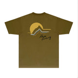 Rhude T Shirts Printed Trendy Pure Cotton