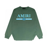 Amiri Long Sleeved Shirt Printed Trendy Pure Cotton