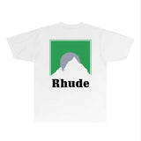 Rhude T Shirts Printed Trendy Pure Cotton