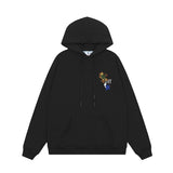 OFF WHITE Hoodie Trendy Street Style Personalized Cotton