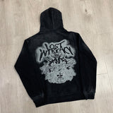 Lost intricacy Hoodie rhinestones