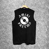 Amiri tank top radar sonic printing