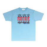 Rhude T Shirts Printed Trendy Pure Cotton