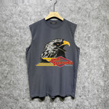 Amiri tank top eagle printing