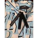 Amiri Shirt And Shorts 2 Piece Set Fashion Print Couple High Street