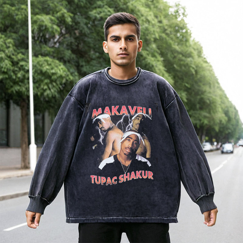 Mens Vintage Long Sleeve Shirt