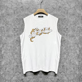Amiri tank top ye man letterprinting