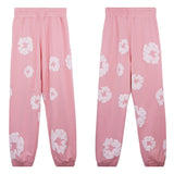 Denim Tears Hoodie Sweatpants Kapok Foam Printed Hoodie Trousers Suit(Options need to be purchased separately)